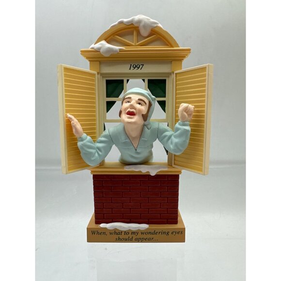 Vtg Hallmark Keepsake1997 Away to the Window The Night Before Christmas Ornament - Picture 8 of 12